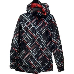 Oakley Womens Winter Insulated Anorak Ski Snowboard Coat Attached Hood Sz Small